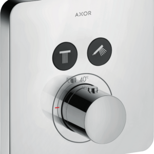 36704000 AXOR Citterio E Módulo termostático 380/120 para instalación empotrada para 3 funciones con escudos