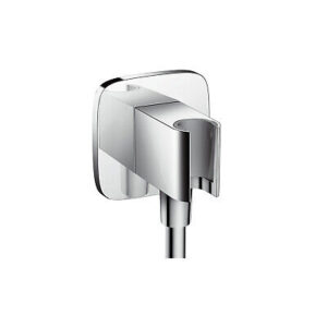26485000 Hansgrohe Fixft- soporte de ducha porter E con toma de agua integrada, cromo